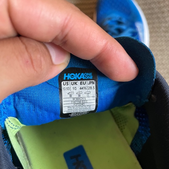 Hoka Mach 6 Neutral Cushioned Fast Running Shoe Cobalt Blue - Picture 6 of 7